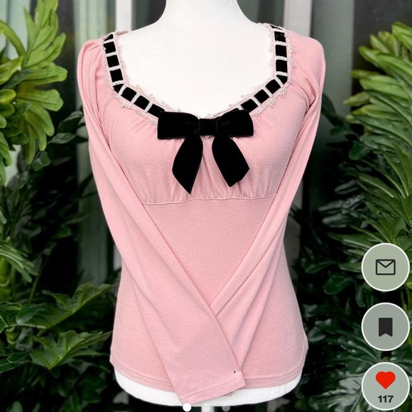 Dolls Kill Sweaters - pink coquette top